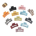 MIO New Arrival 8.5cm Length Matte Plastic Hair Claw Clips Thick Hair High Quality Hair Clips for Women Girls Accessories
