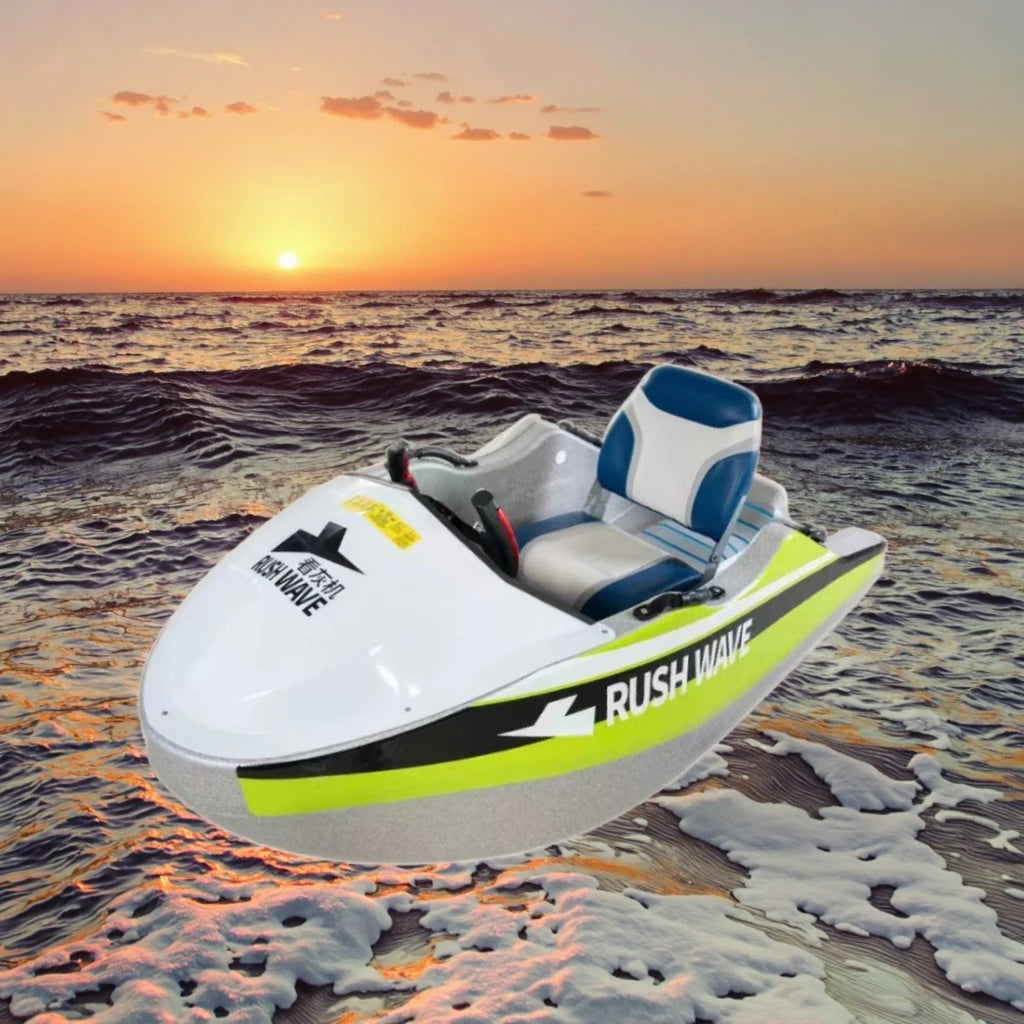 High-Energy 72v Battery Eco-Friendly Electric Surfboard with 50km/h Max Speed and EPP Kart Boat for Ocean Waters