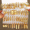 Exquisite Londant Big Hoop Drop Dangle Earrings Hot Selling Geometric Tassel Designer Earrings for Women Wedding Wear