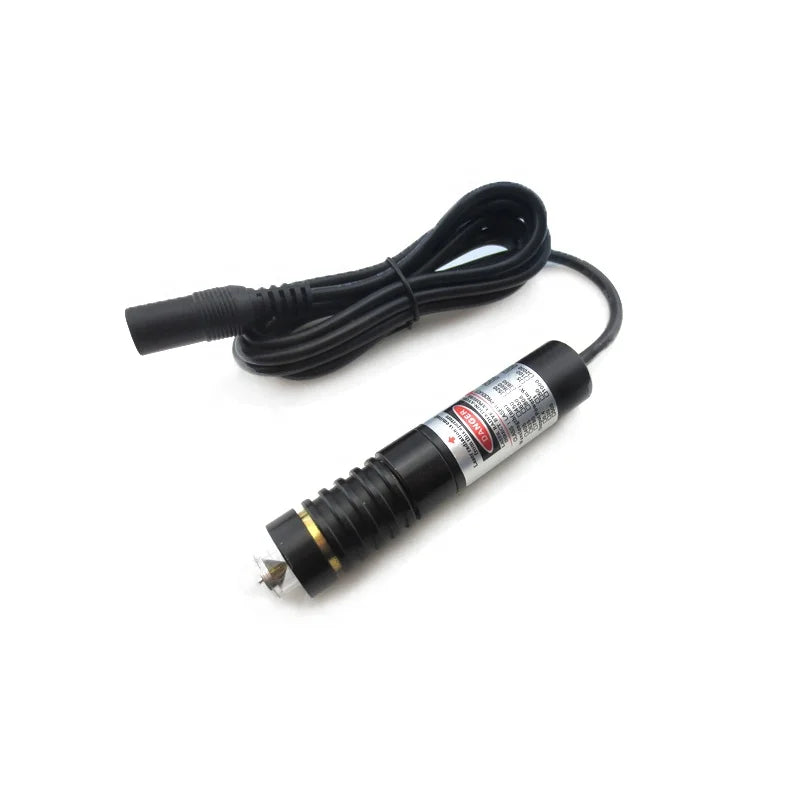 Red Line Laser Diode Module 650nm 100mw 360 Adjustable Line Width Brightness Level Module Laser Marking Positioning Light