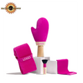 Custom Tanning Kit Velvet Tanner Bronzing Mitt Fake Tan Brush Tan Back Applicator Mitt Exfoliating Glove Self Tanning Mitts Set