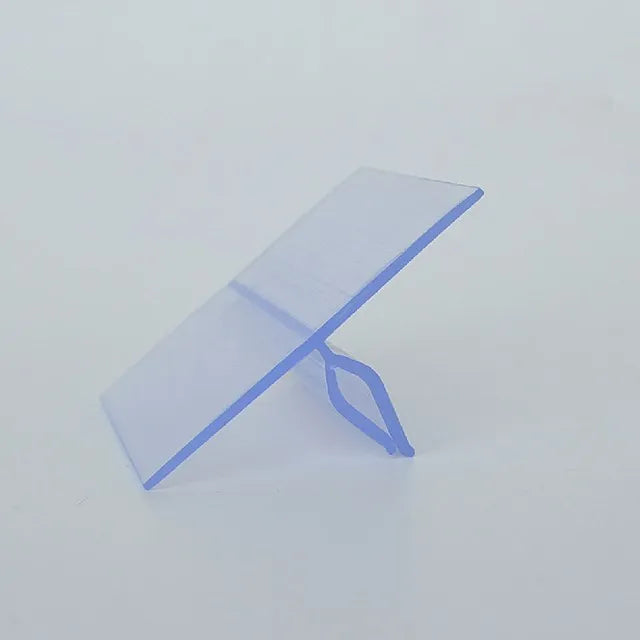Promotion Display Pvc Price Tag Label Holder for Supermarket