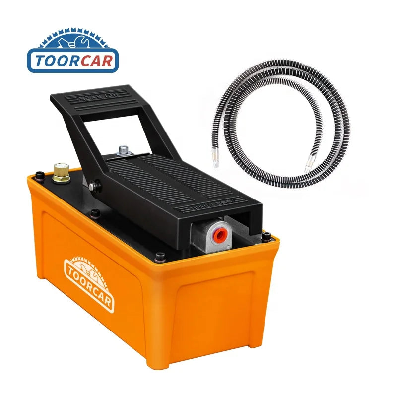 SAMFD 10000 PSI  Foot Operated Air Hydraulic Pump with 3M Oil Pipe for Auto Repair Auto Body Frame Machine