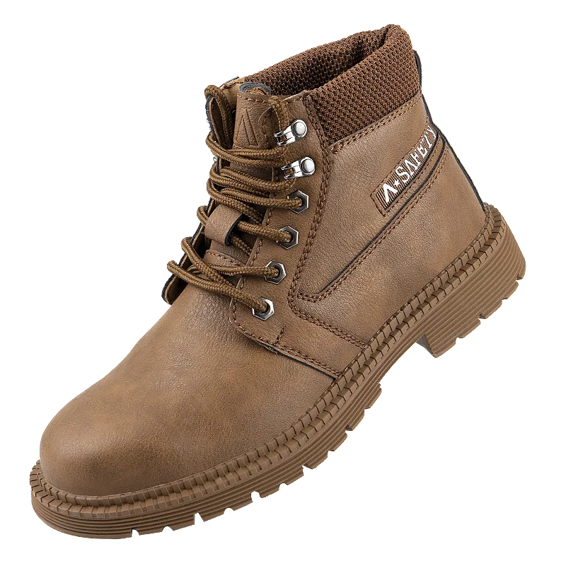 Comfortable Microfiber Leather Multifunctional protection Shoes Safety Footwear
