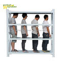 Large Capacity Heavy Duty Coating Process Safe Metallic Steel Storage Shelves Rack for Warehouse