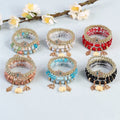 Vintage Bohemian Turkish Hand Palm Eye Jewelry Elephant Pendant Glass Beads for  Bracelet Making