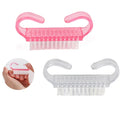 Wholesale Nail Brush Tools Nail Art Manicure Pedicure Kit Soft Remove Dust Plastic Nail Cleaning Brushes