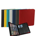Junmei Customize Trading Card Binder Portable Card Holder Pu Leather Collection Top Loader Card Album Trading Toploader Binder