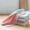 Hot Microfiber Kitchen Towels Small Dish Cotton Cleaning Microfiber Kitchen Towel Cleaning Cloth
