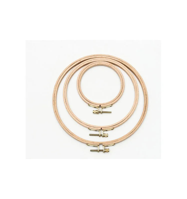 Natural Beech Wooden Embroidery Beech Hoop DIY Craft Hand Cross Stitch Beechwood Frame Hoop