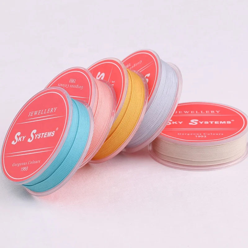 SKY T8 Nylon Cord 401#~468#Color Matte Jewelry Cord 0.85mm Jewelry Accessories Bracelet Necklace
