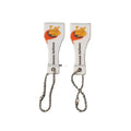 ABS PS Lottery Tickets Ball Chain Plastic Lottery Scratchers with Key Chain Plastic Lottery Ticket Scraper