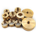 High Quality Custom Production Slotted Brass Inserts Nuts CNC Machining