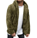 Wholesale Winter Cotton Clothing Men's Trend Plush Clothing Fashion Design Loose Fleece Coat