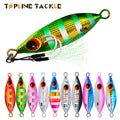 Topline Micro Jigging Slow Pitch Lure Vertical 10g 20g 30g 40g 60g Hard Bait Jig Shore Slow Metal Jig Lure Sea Fishing Tackle