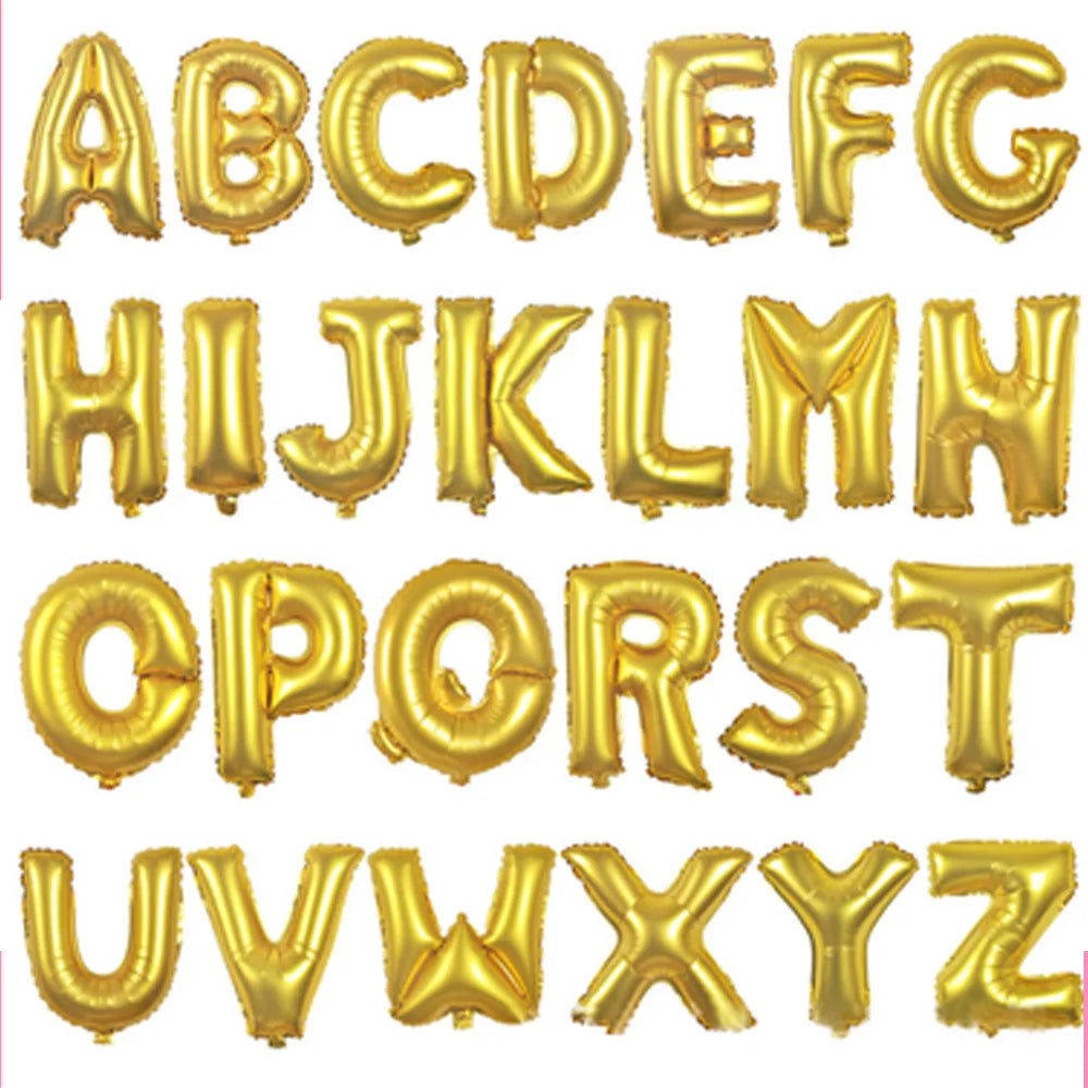 Wholesale Customized Size Letter Aluminum Foil Paper Card Balloon for Birthday Party