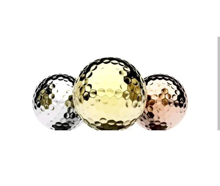 Unique Gold and Silver Color Golf Ball for Giveaway or Promotion