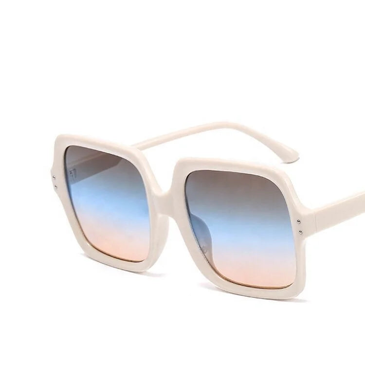 China NDK835 Unisex Gradient Lenses 2020 New Trends Cheap Flat Square Sunglasses Wholesale Promotional