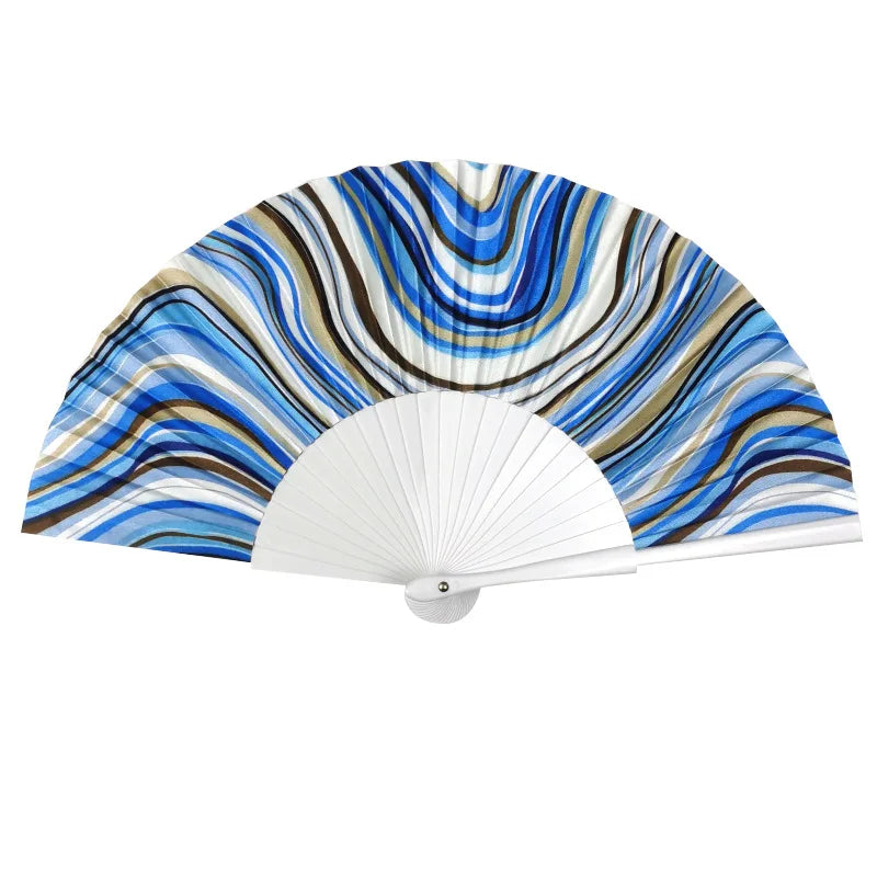 Delicate Plastic Hand Fan 23cm Customized High Quality Custom Printed Festival Hand Fan Wedding Custom Wholesale