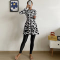 2023 New Muslim Swimsuit Modest Swimwear Conservative Women's Long Sleeve Three Piece Swimsuit Borkini for Islamic