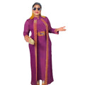 Stylish African Clothes a Two-piece Set African Formal Dresses Luxury African Women Dress