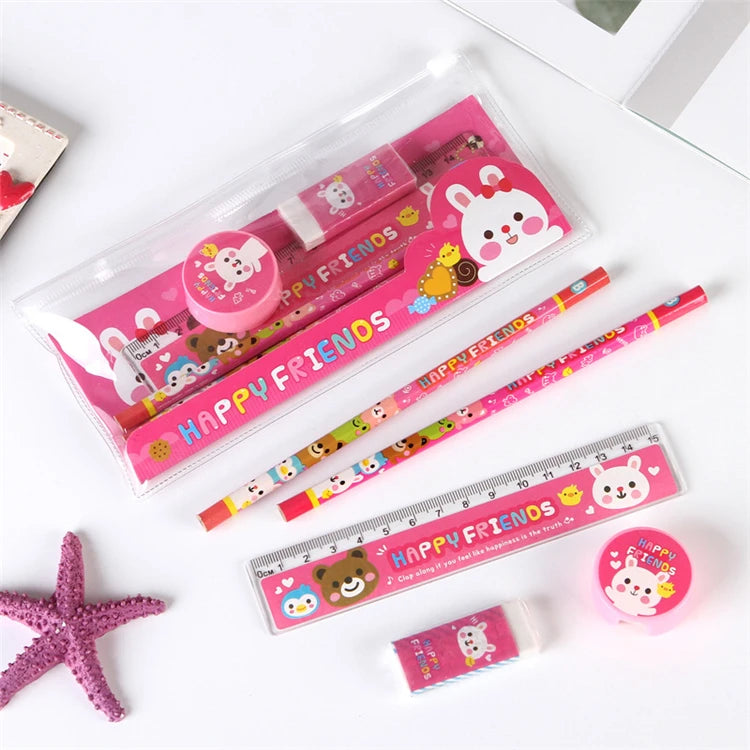 Custom Marketing Products Complete School Supplies Promotional Gift Cheap Price Kids Stationery Set