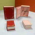 A1 Custom Size Luxury Magnetic Jewelry Gift Box Necklace Ring Pendant Box Jewelry Packing Box With Hot Stamping Logo