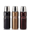 480ml Cold and Warm Inserts Cup Insulated Vacuum Tumbler Gold 304 Stainless Steel Coffee Mug Set with Lid