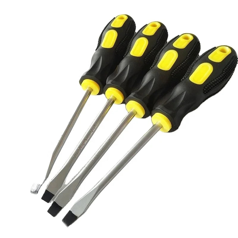KEMING Factory Direct Phillips Screwdriver with Magnetic Bits Carbon Steel Plastic Handle Wholesale Customizable OEM DIY Grade