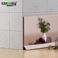 Modern Design Stainless Steel Countertop Edge Profile Sleek Brushed Finish Metal Baseboard for Luxury Kitchen Bathroom Interior