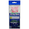 Saltwater High Carbon Steel 6-Piece Sabiki Rig Fishing Hooks with String Lure for Ocean Use