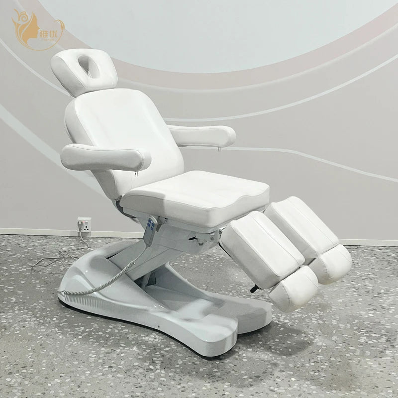 Multi-Function Electric Massage Bed with Armrests Headrest and Leg Adjustments