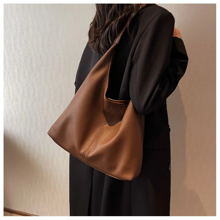 Custom  Wholesale Luxury Handbag PU Leather Tote Single Travel Shoulder Messenger Bag for Women's