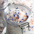 OEM Private Label Natural Organic Soothing Bath Salt Soak With Lavender Essential Oil Detoxifying Dead Sea Himalayan Bath Salt