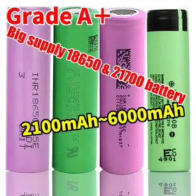 Factory Batterie 3.7V 18650 Battery 3500mah Bateria Lithium Cell Lishen 21700 5000mah Rechargeable Lithium Ion Batteries