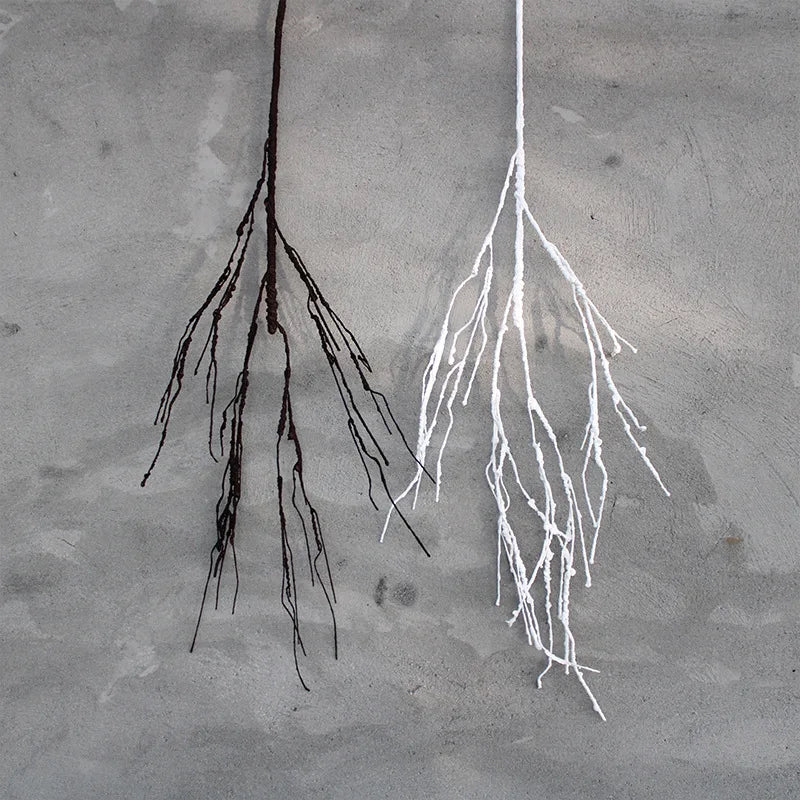 S761 Home Wedding Decoration Ceiling Hanging Plants Fake Foam Stem Artificial Flowers Lifelike Plastic Tree Artificial Branches