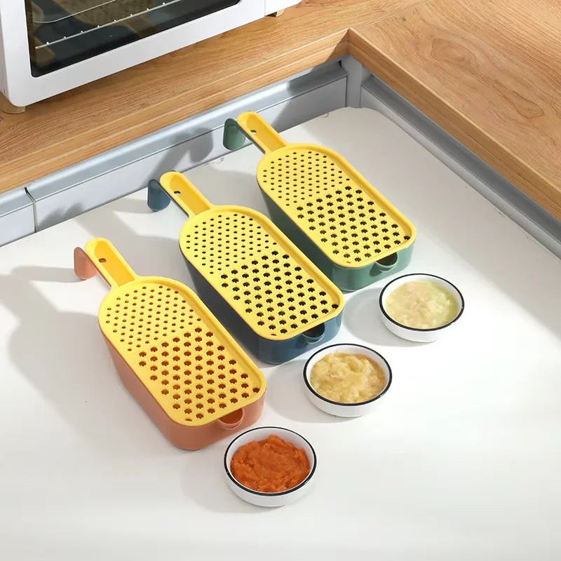 Chuju Professional Kitchen Gadgets Set with Eco-Friendly Storage Box Ginger Grater Baby Food Grinder