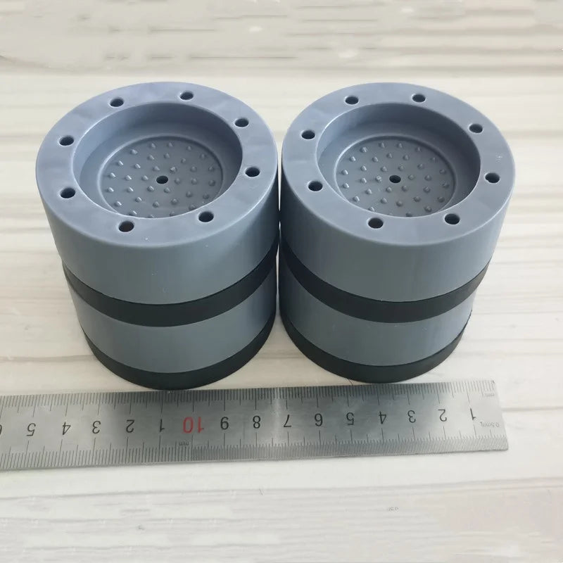 Anti-Vibration Anti-Slip Rubber Pads for Washer Dryer Noise Cancelling Support with Anti-Walk Foot for Bed Leveling and Fridge