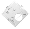 GQK Modern Stainless Steel Cabinet Door Repair Plate Hinge Fixed Plate for Bedroom Home Office Villa & Entry