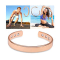 European America Hot Selling Lymphatic Drainage Bracelet Pure Smooth Open Lymph Detox Magnetic Bracelet for Men Women