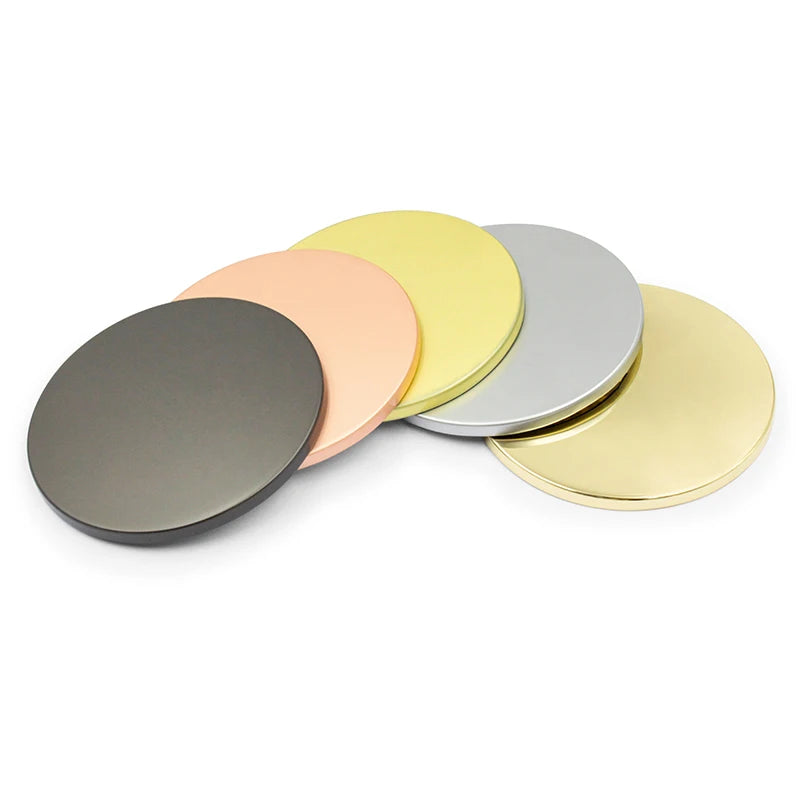 Makeup Mirror Logo Customized Mini Vanity Mirror Foldable Metal Round Handheld Folding Gift Beauty Compact Small Makeup Mirror