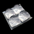 1-8pcs Floor Stoppers Shower Door Stoppers Transparent Self-Adhesive Rubber Door Stopper Clear Wall Buffer Protection