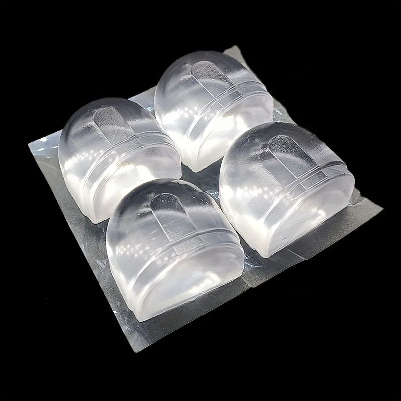 1-8pcs Floor Stoppers Shower Door Stoppers Transparent Self-Adhesive Rubber Door Stopper Clear Wall Buffer Protection