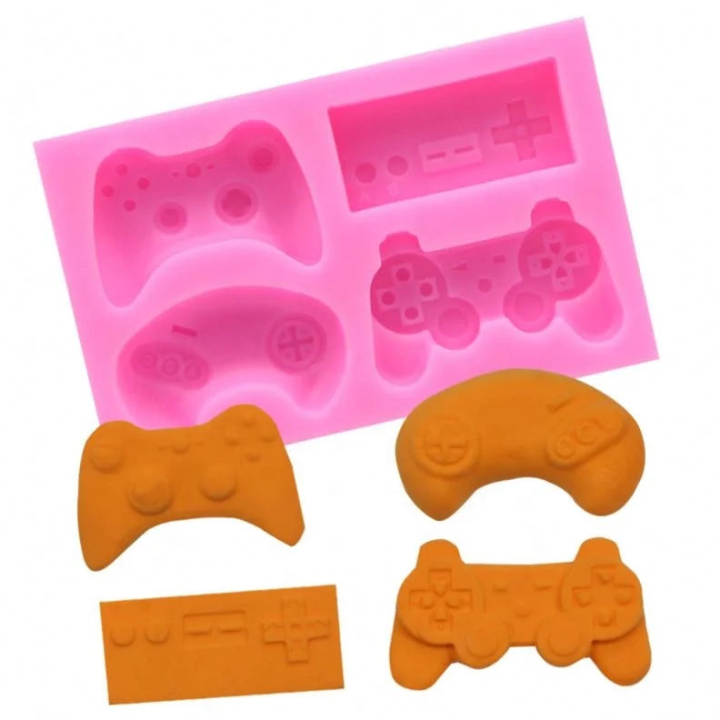 2025 Hot Sale Silicone Mold Fondant Chocolate Mold Cake Decoration Tools for Game Console Game Handle Remote Control Modeling