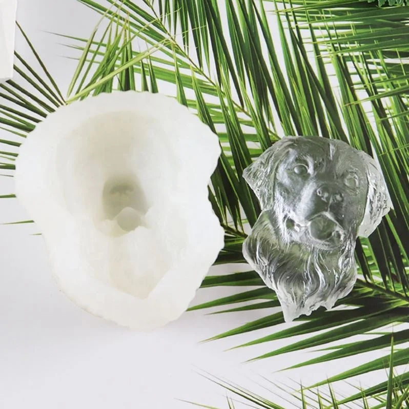 Hengya Golden Retriever Shape Silicone Chocolate Mould Cake Mold