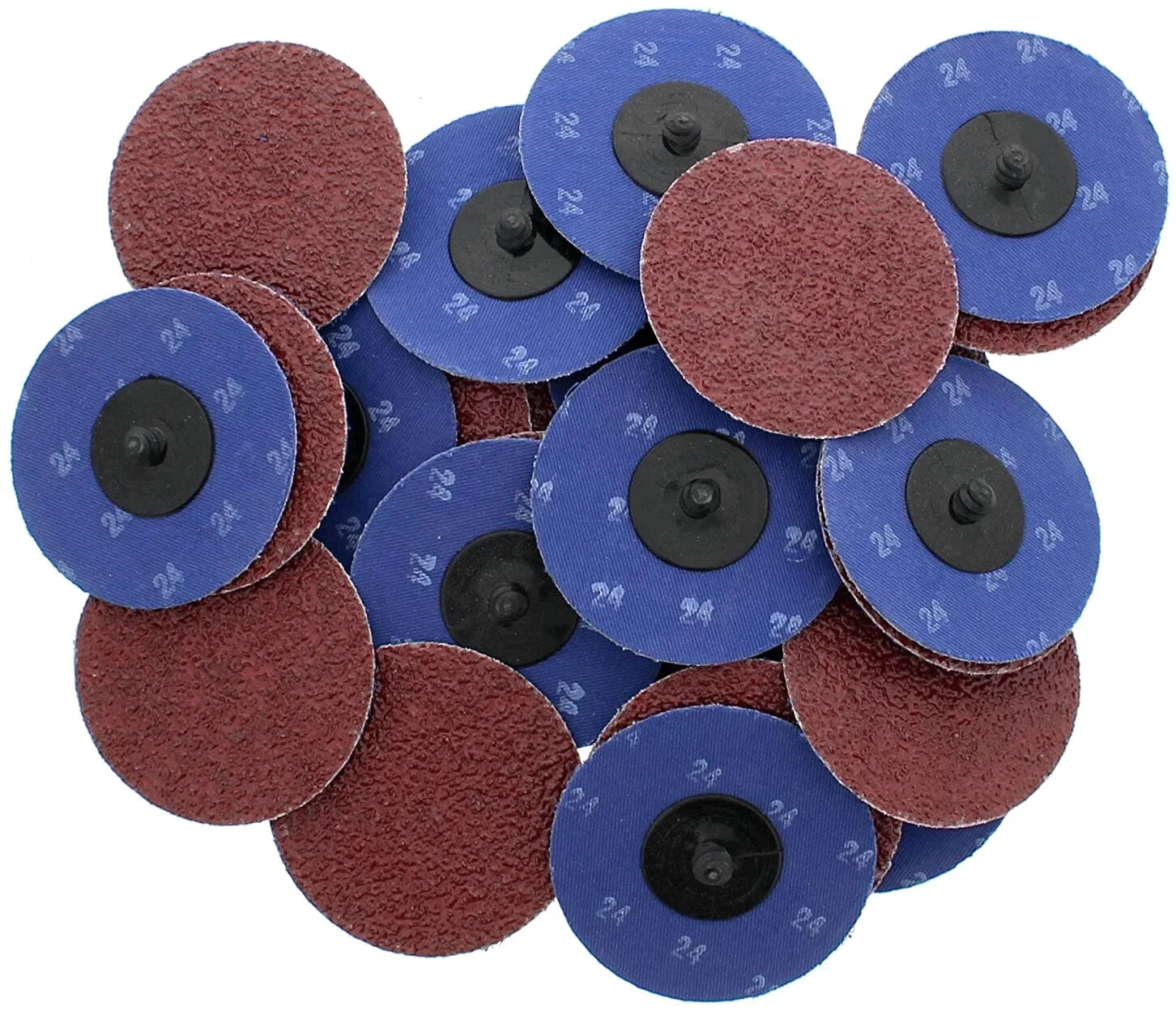 US Local Stock Ships in 24H Free Shipping USA 3''  24/36/60/80 Grit Aluminum Oxide Roll Lock Die Grinder Sanding Grinding Disc