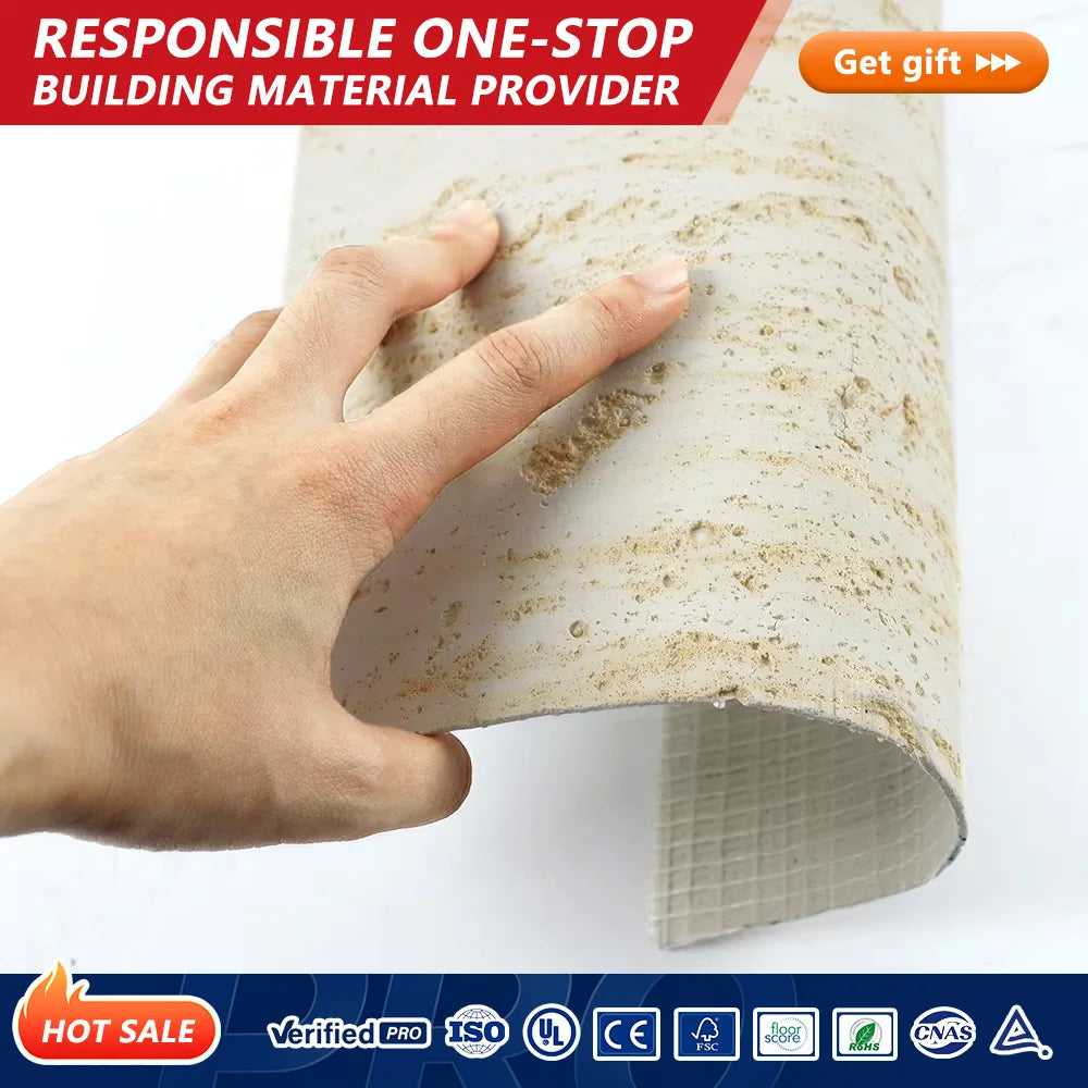 Low Price Wholesale Flexible Stone Soft Porcelain Tile  Ultra Thin Light Weight Waterproof and Durable for Modern Interiors