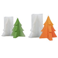 3D Small Large Christmas Tree Silicone Candle Mold for DIY Craft