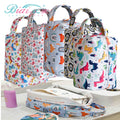 1pcs Wet Mommy Waterproof Polyester Diaper Bag with Animals Print Washable Storage for Swim Bikini Sanitary Napkin