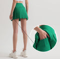 2-in-1 Peakball Sportswear Mini Pleated Tennis Skirt Women's Golf Dance Outdoor Running Wear Side Pockets Customizable Workout